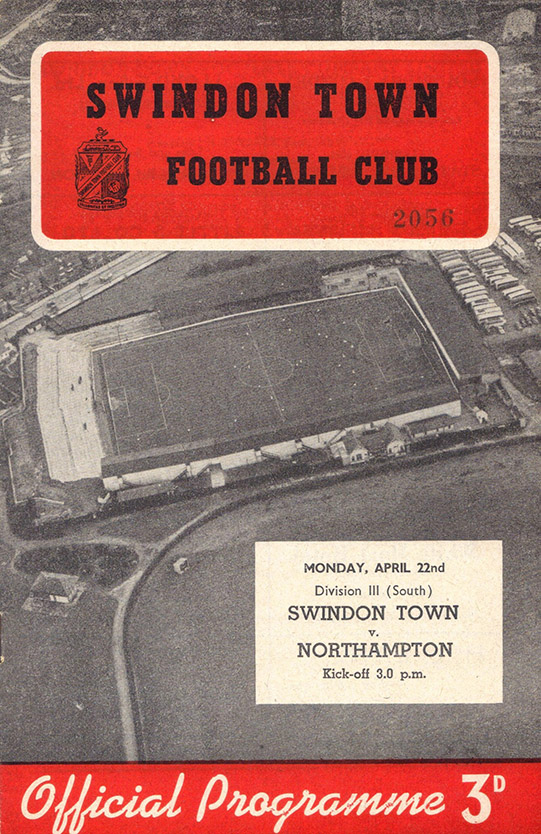 <b>Monday, April 22, 1957</b><br />vs. Northampton Town (Home)
